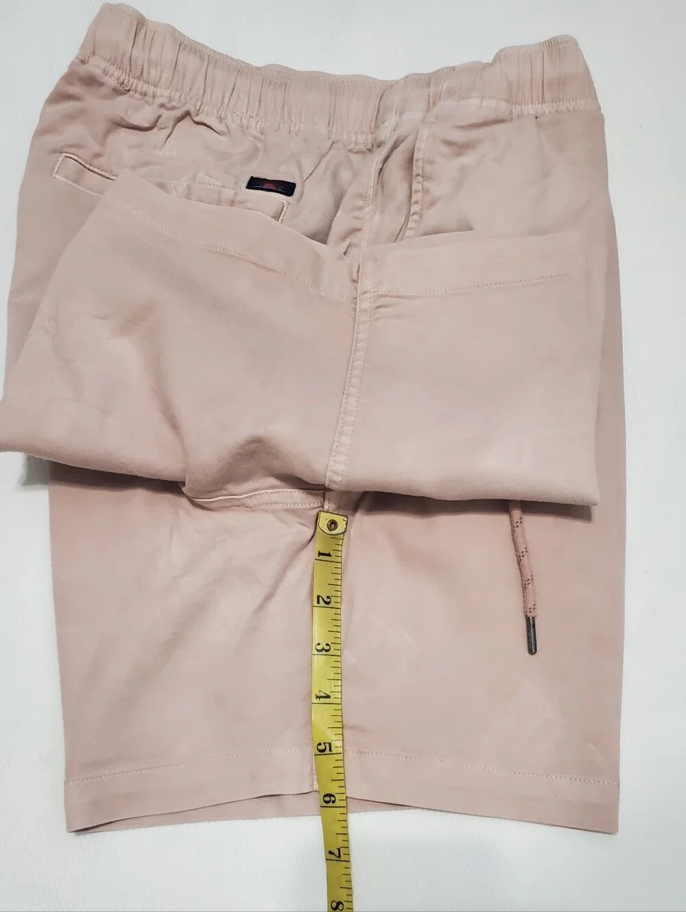 Faherty Essentials Drawstring Hybrid Shorts in Dusty Rose Mens Small